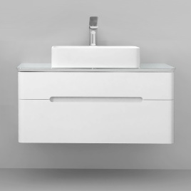 Bos.01.100/P/W Тумба  Bosko 100 подвесная белый JORNO