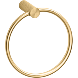171204060 AURIA Полотенцедержатель круглый светлое золото матовое BEMETA