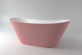 1.01.004.11.2 AFINA Ванна 161x66 Soft Rock Duo палитра RAL HOLBI