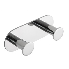 163106371 EASY Крючок двойной сталь полированная BEMETA