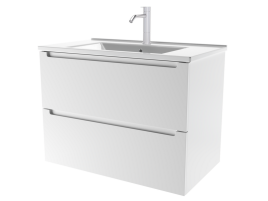 D60BM Тумба под раковину/столешницу 60 Дион Белый мат