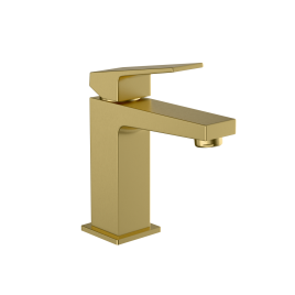 A4372025EXP Minimax Square Смеситель для раковины золото брашированное VITRA