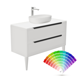 S100RAL-KPW Тумба со столешницей Севилья 100 Окрашивание по RAL