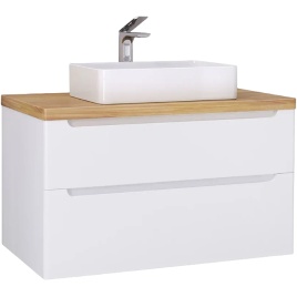 *wood.01.100/P/W Тумба Wood 100 белая белый JORNO