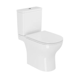 9889B003-7200 M50 Напольный безободковый унитаз VotrexFlush (торнадо) с бачком и сиденьем микролифт