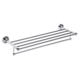 144302092 RETRO Полочка для полотенец 600 мм хром BEMETA