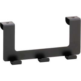 101106220 DARK Дверная вешалка, 3 крючка, черный BEMETA