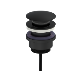 OL-SS07-MB Донный клапан Click-Clack универсальный черный матовый OLIVEEKA