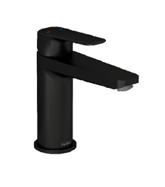 E5618 Смеситель для раковины Quars черный TESKA