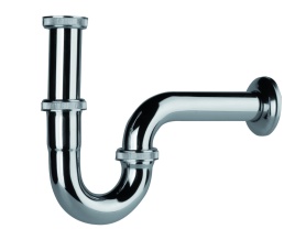 EMCR002 Сифон U-образный для раковины (латунь) хром PLASTBRNO