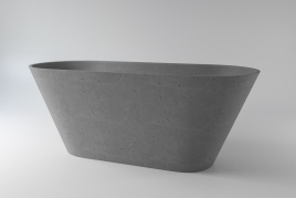 2.01.006.44.4 SELENA Ванна 161x68 Nano Concrete бетон HOLBI