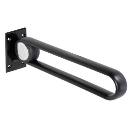 355107270 Oткиднoй U-oбpaзный пopучeнь черный BEMETA