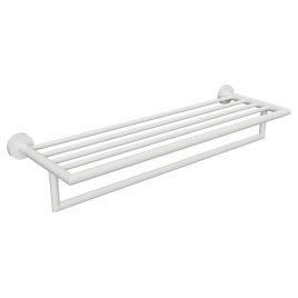 104219074 WHITE Полочка для полотенец белый BEMETA