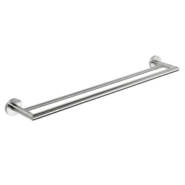 104204055 NEO Полотенцедержатель двойной,  сталь шлифованная BEMETA