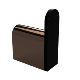 108106020 GALLA Крючок черный - розовое золото BEMETA