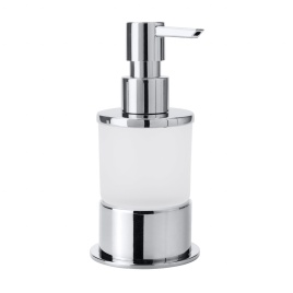 138109161 OMEGA Дозатор для мыла,матовое стекло, хром BEMETA