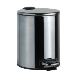 159315013 HEMATIT Ведро с лифтом 5 л антрацит глянец BEMETA