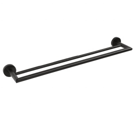 104204050 DARK Полотенцедержатель двойной, черный BEMETA