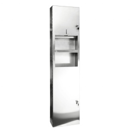 113103052 HOTEL Диспенсер для бумажных полотенец сталь полированная BEMETA