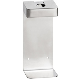 146109455 HOTEL Держатель дозатора мыла квадратный шлифованная сталь BEMETA