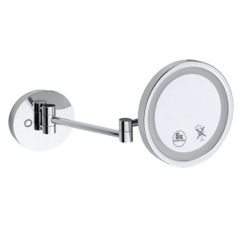 112101149 Косметическое зеркало d.200 мм с подсветкой LED хром BEMETA