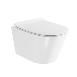 8302B003-6404 M50 подвесной безободковый унитаз VortexFlush (торнадо) с сиденьем микролифт