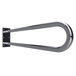 301102061 Oпopный U-oбpaзный пopучeнь сталь полированная BEMETA