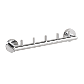 146105112 OMEGA Держатель с 5 крючками, хром BEMETA