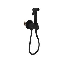 A4375136EXP Гигиенический душ со смесителем черный матовый VITRA