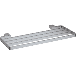 180002185 NIA Полочка для полотенец 500mm сталь шлифованная BEMETA