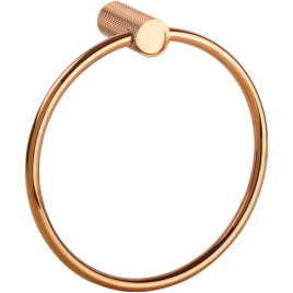 175204060 GLACERA Полотенцедержатель круглый медное золото глянец BEMETA