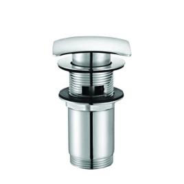 EUVCR05 Выпуск Click-Clack для раковины с переливом (латунь) хром PLASTBRNO