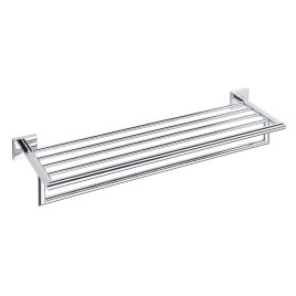 132205072 BETA Полочка для полотенеца с вешалкой  BEMETA