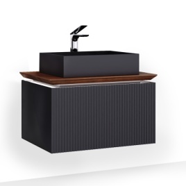 *Str.01.80/P/A Тумба Strong 80 антрацит JORNO