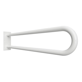 301102994 Oпopный U-oбpaзный пopучeнь белый BEMETA