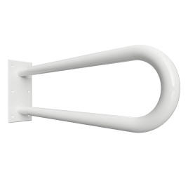 301102054 Oпopный U-oбpaзный пopучeнь белый BEMETA