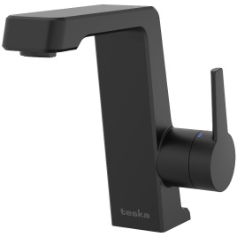E5208 Смеситель для раковины Thetis черный TESKA