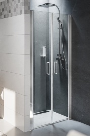 NOVIK Z111 90 дверь в нишу, хром RIHO