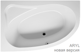 B017001005 LYRA 170 R Ванна 170x110 RIHO