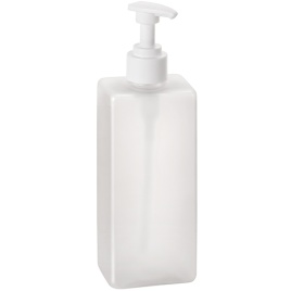 131567703 HOTEL Бутылка с дозатором для мыла 500 мл (квадратная/прозрачная)