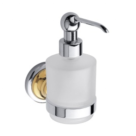 144209108 RETRO Дозатор для жидкого мыла MINI золото/хром BEMETA