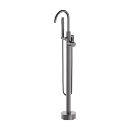 OL-649017-BGM D-LINE Смеситель для ванны напольный оружейный металл OLIVEEKA