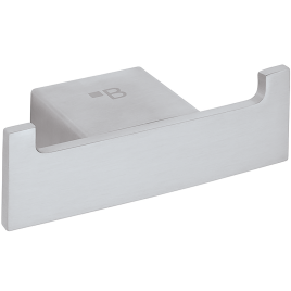 180006035 NIA Двойной крючок сталь шлифованная BEMETA