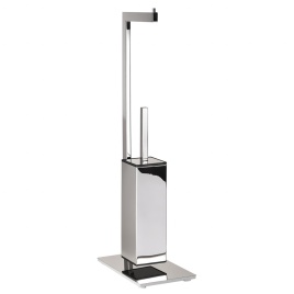 132836042 BETA Стойка с держателем туалетной бумаги и Ершик   BEMETA