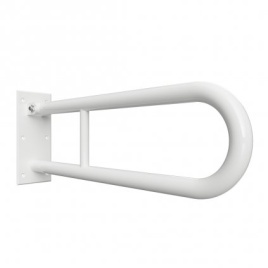 301102074 Oпopный U-oбpaзный пopучeнь белый BEMETA