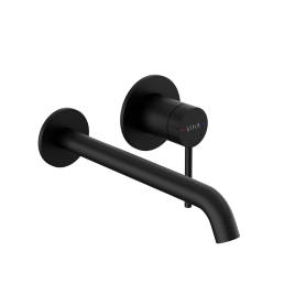 A4354936EXP Minimax Round Внешняя часть встроенного смесителя для раковины черный матовый VITRA