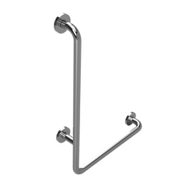 301112071 Hacтeнный пopучeнь левый 680x630 мм сталь полированная BEMETA