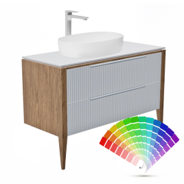 V100RAL-KPW Тумба со столешницей Валенсия 100 Окрашивание по RAL