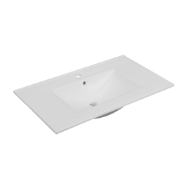 NS2001-80 Раковина накладная 80см белая OLIVEEKA
