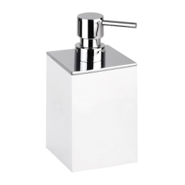 145709314 GAMMA Дозатор жидкого мыла, отдельностоящий, белый/хром BEMETA